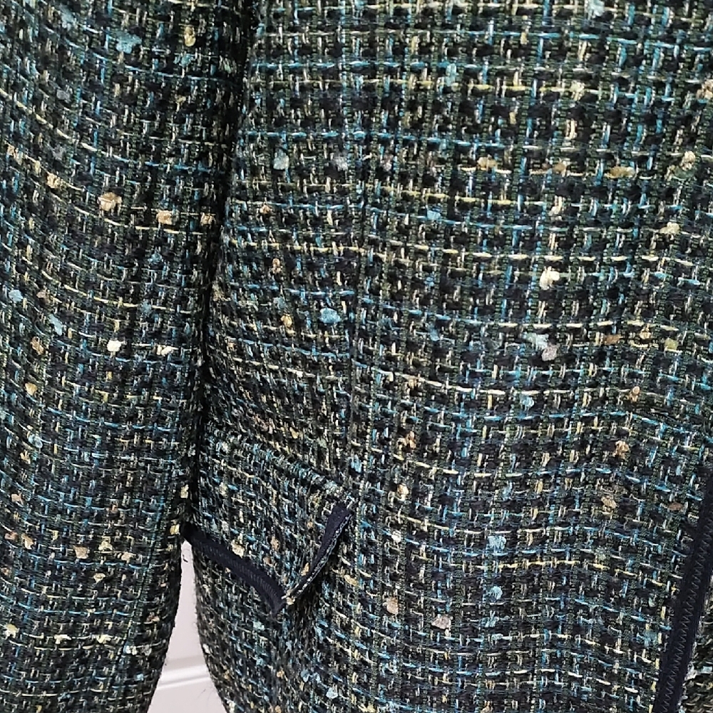 Notations Multicolor Tweed Jacket - image 3